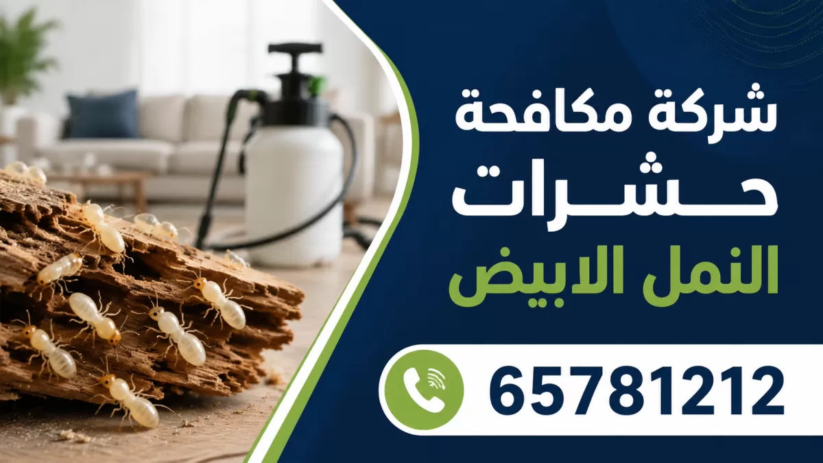 مكافحة النمل الأبيض (الأرضة) وحماية الأخشاب — مكافحة النمل الأبيض ومعالجة الأخشاب المصابة في الكويت — 65781212